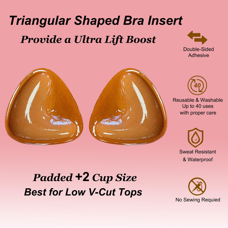 Strapless Bra Adhesive - Kave 1/2 쌍 양면 접착 브래지어