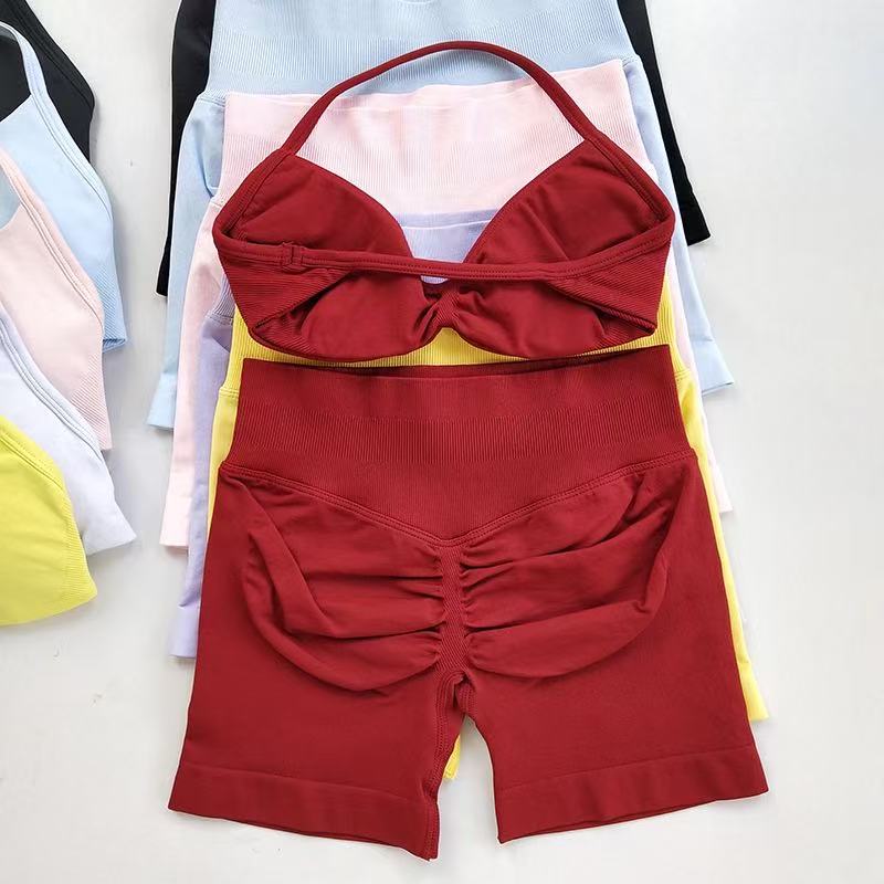 Sports Bra Racerback - 히스텔로 스포츠 세트 여성용 스트랩 짐