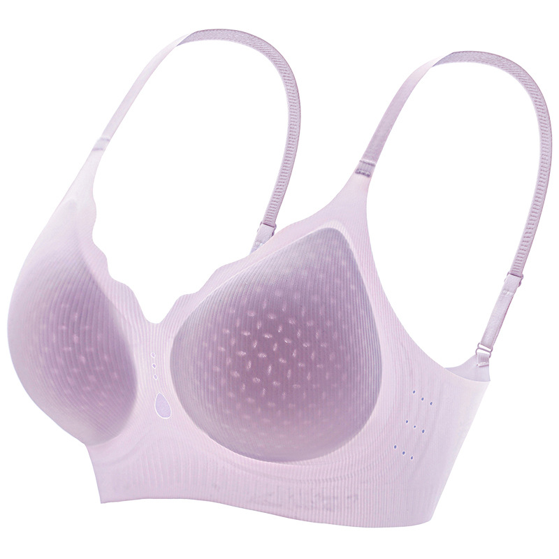 Mastectomy Bra Pocket - 여성용 매끄러운 젤리 젤 미니마이저 브래지어