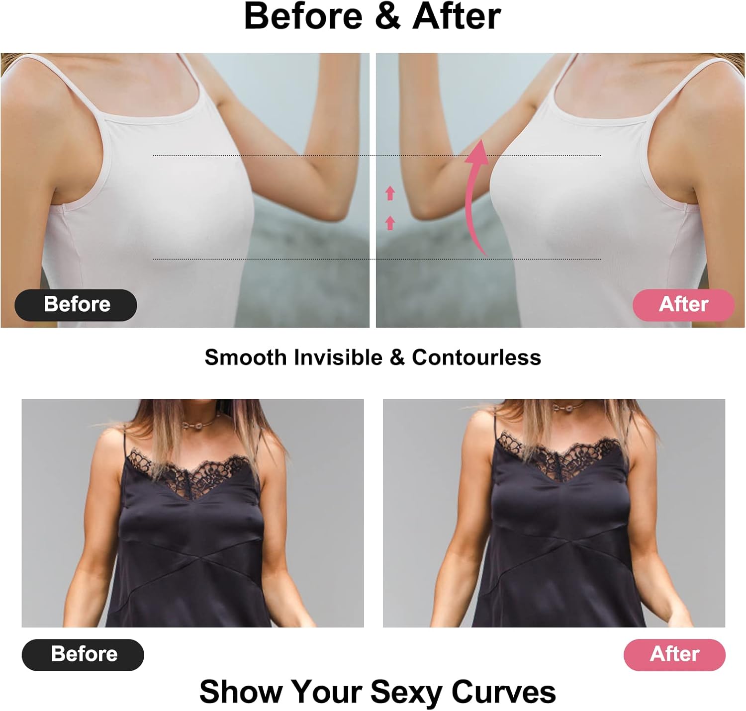 스티키 브라 푸쉬업 접착식 브라 여성용 누브라 실리콘  - Strapless Bra Adhesive 리뷰 및 가격