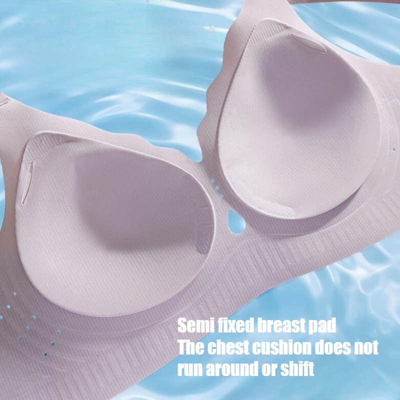 여성용 매끄러운 젤리 젤 미니마이저 브래지어 안티 처짐 - Mastectomy Bra Pocket 리뷰 및 가격