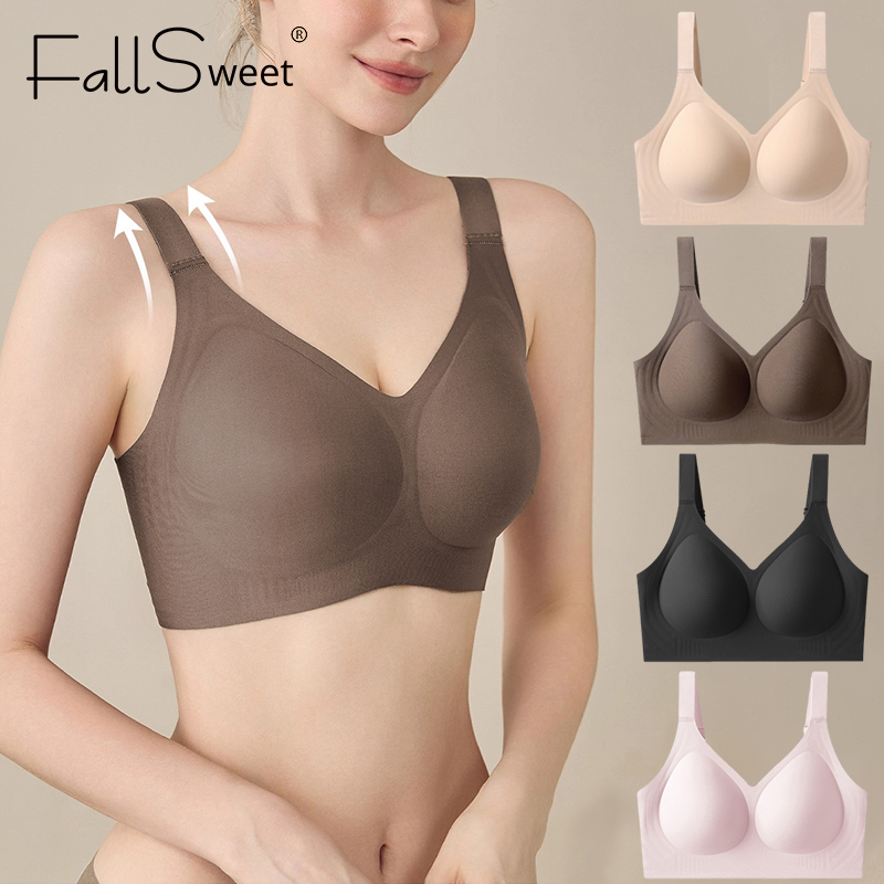 FallSweet 여성 푸시업 심리스 브라 플러스 사이 - Mastectomy Bra Pocket 리뷰 및 가격