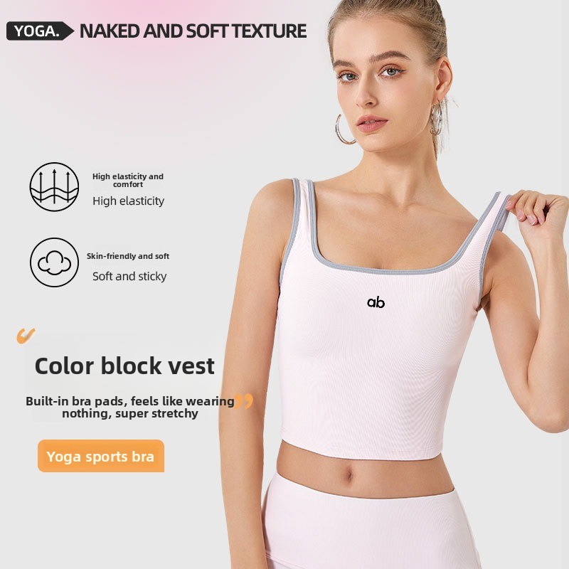 여성용 여름용 골지 요가 탱크탑 내장 패드 스트랩 충격 - Underwire Bra Padded 리뷰 및 가격
