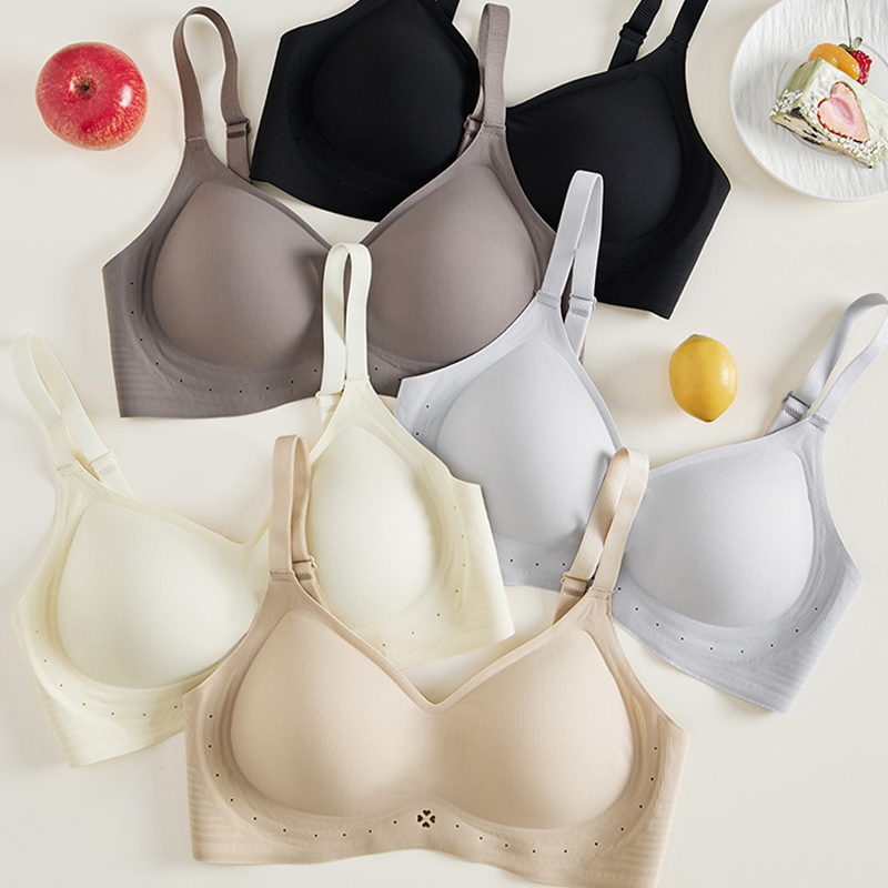 여성을 위한 새로운 무봉제 브라 편안한 젤리 브라 무선 - Mastectomy Bra Pocket 리뷰 및 가격