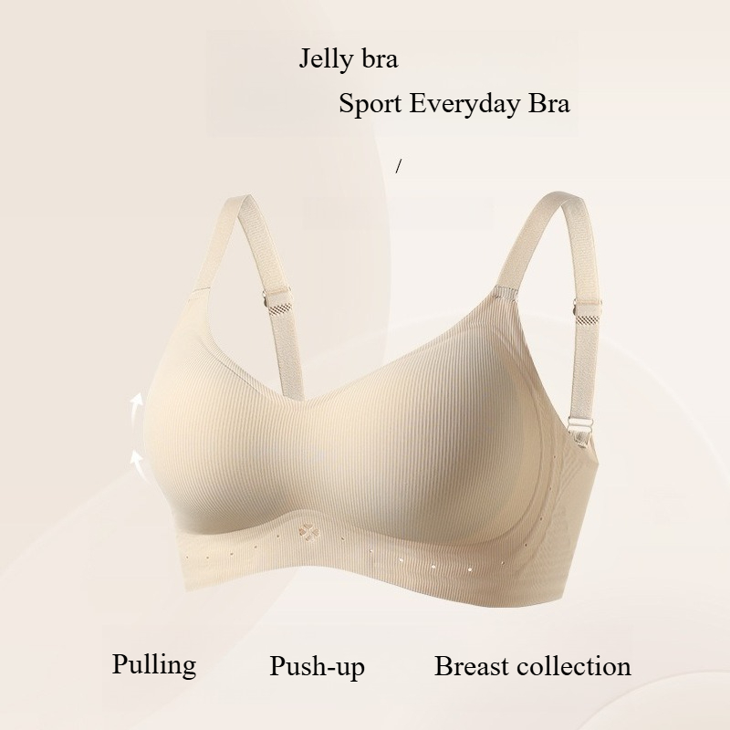 여성을 위한 새로운 무봉제 브라 편안한 젤리 브라 무선 - Mastectomy Bra Pocket 리뷰 및 가격