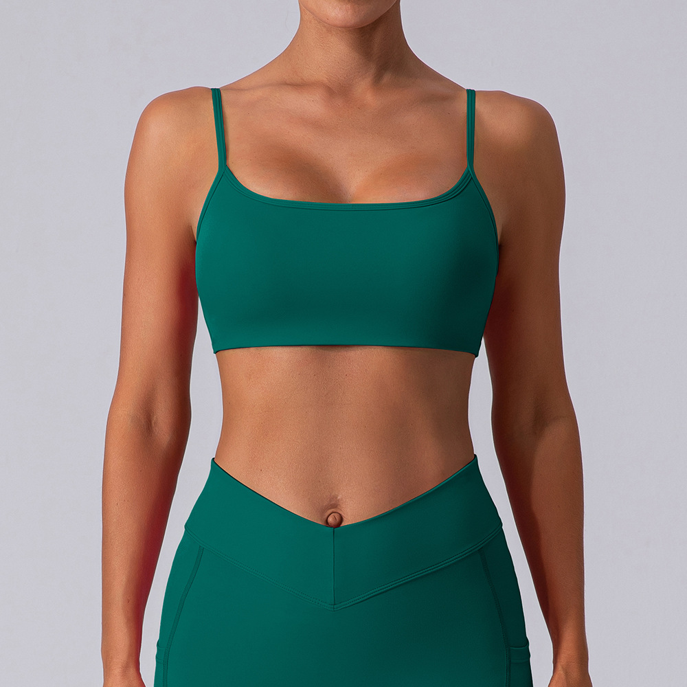 여성 스포츠 브라 충격 방지 피트니스 탑 푸쉬업 크롭탑 - Sports Bra Racerback 리뷰 및 가격